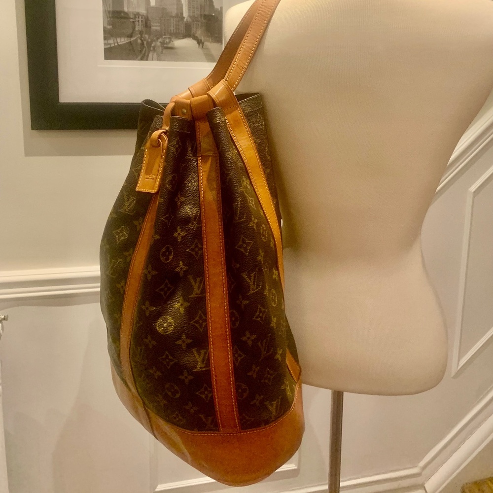 Louis Vuitton Monogram Brown Tan Backpack
